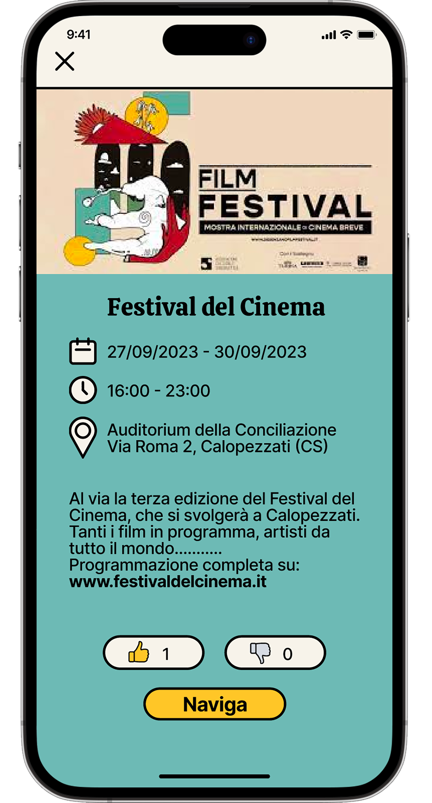Calendario eventi
