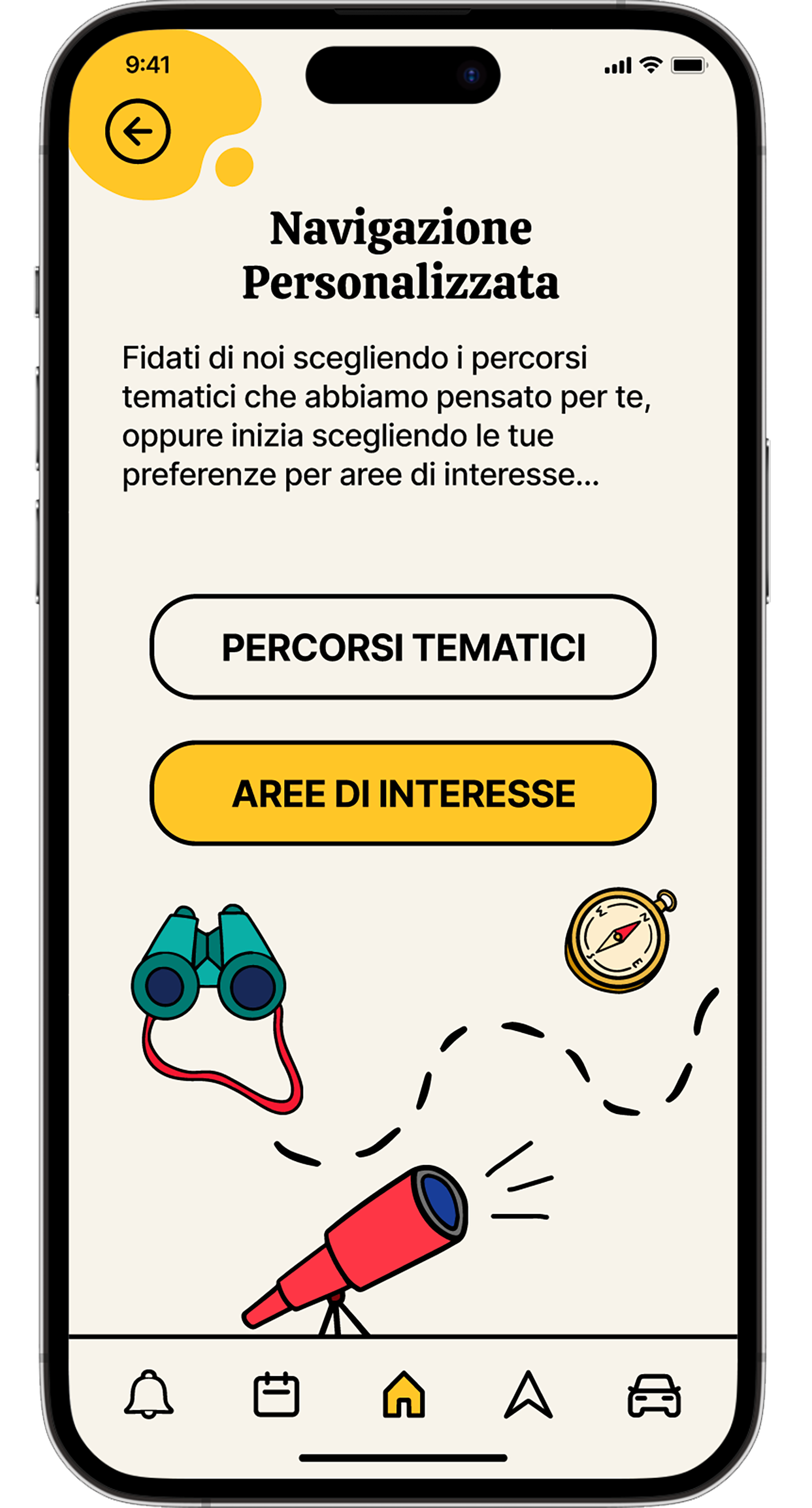 Navigazione personalizzata